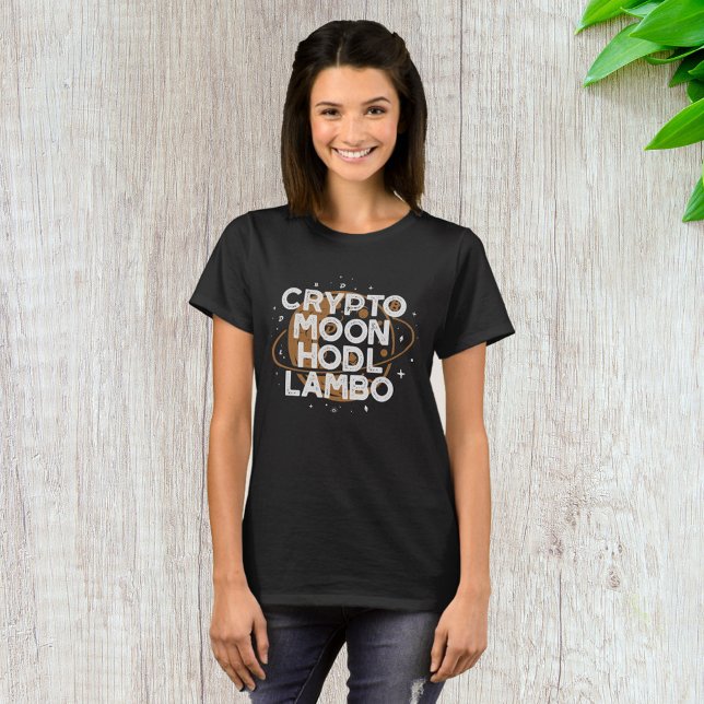 Crypto Moon HODL Lambo T-Shirt (Creator Uploaded)