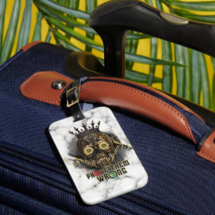Crypto Motivation   Bitcoin   Prove them wrong  Luggage Tag