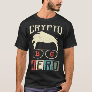 Crypto Nerd Bitcoin Cryptocurrencies Crypto Stock  T-Shirt