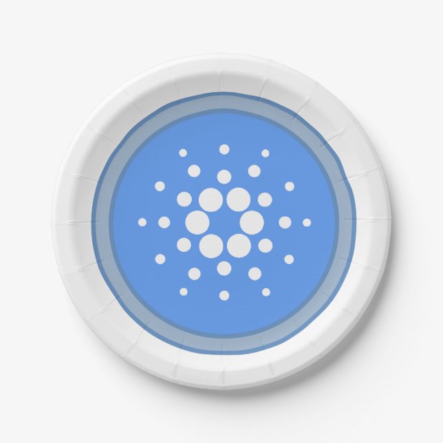 crypto  paper plate (Front)