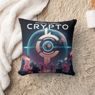 Crypto Planet Cushion