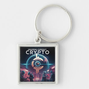 Crypto Planet Key Ring