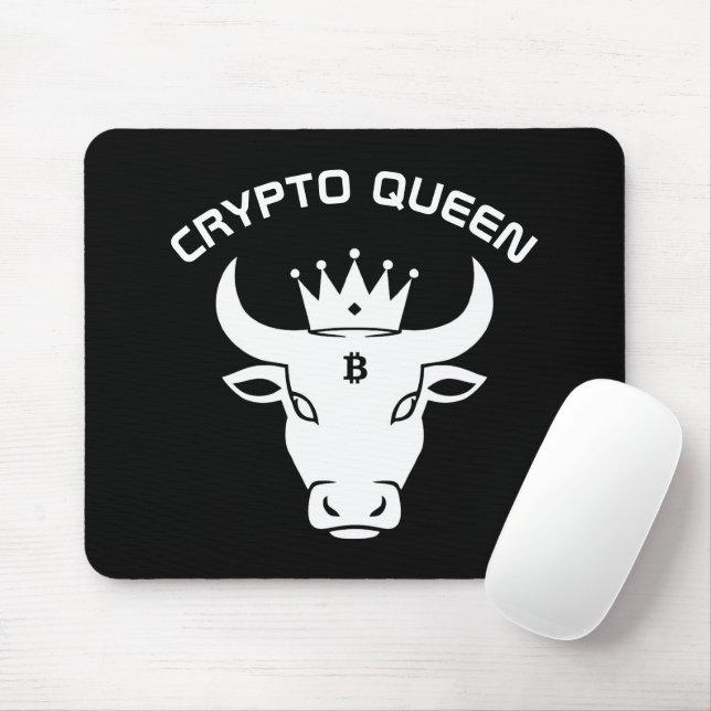 Crypto Queen  Mouse Mat (With Mouse)
