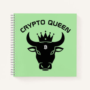 Crypto Queen Personalised Notebook