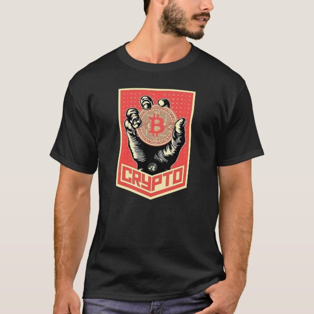Crypto Revolution Art T-Shirt (Front)