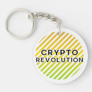 Crypto Revolution Cryptocurrency Fan Key Chain