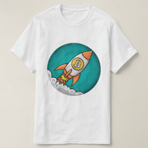 Crypto Rocket: Bitcoin to the Moon! T-Shirt