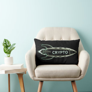 Crypto Rocket Lumbar Cushion