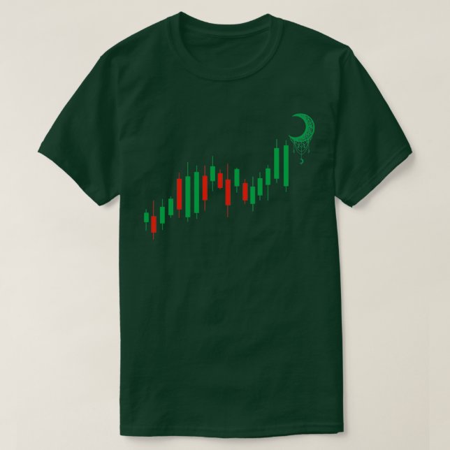 Crypto Trading Hodl Candlestick Hodler T-Shirt (Design Front)