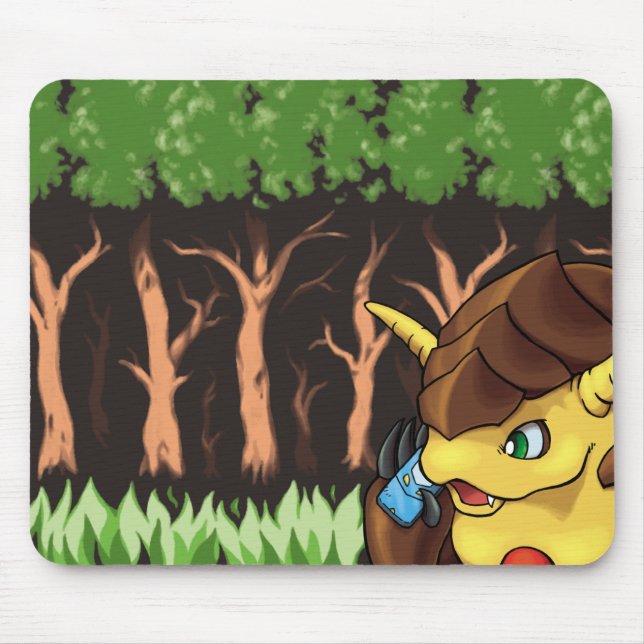 Crypto Trees Mouse Mat (Front)