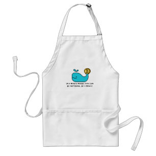 Crypto Whale T-Shirt Standard Apron
