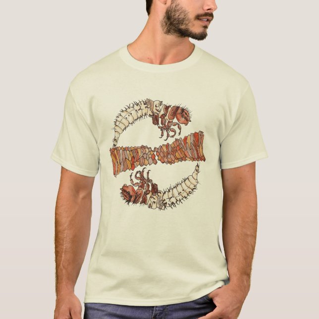 Cryptochia caddisfly and case T-Shirt (Front)