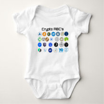 Cryptocurrency ABC's Baby Outfit