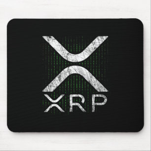 Cryptocurrency Binary Code XRP Hodlers Crypto Meme Mouse Mat