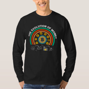 Cryptocurrency Bitcoin Ethereum Litecoin evolution T-Shirt