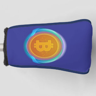 CRYPTOCURRENCY BITCOIN GOLF HEAD COVER