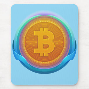 CRYPTOCURRENCY BITCOIN MOUSE MAT