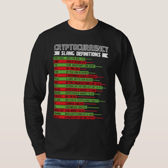 Cryptocurrency Blockchain Trader Finance Crypto In T-Shirt (Front)