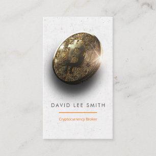 Cryptocurrency Broker Business Card