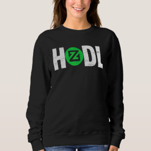 Cryptocurrency  For Men & Women Zilliqa Hodl Zil H Sweatshirt
