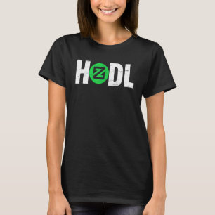 Cryptocurrency  For Men & Women Zilliqa Hodl Zil H T-Shirt