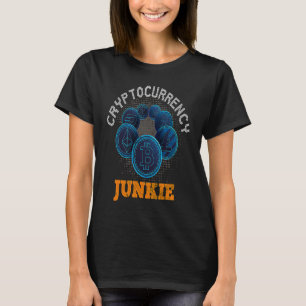 Cryptocurrency Junkie Bitcoin Trader Crypto Tradin T-Shirt