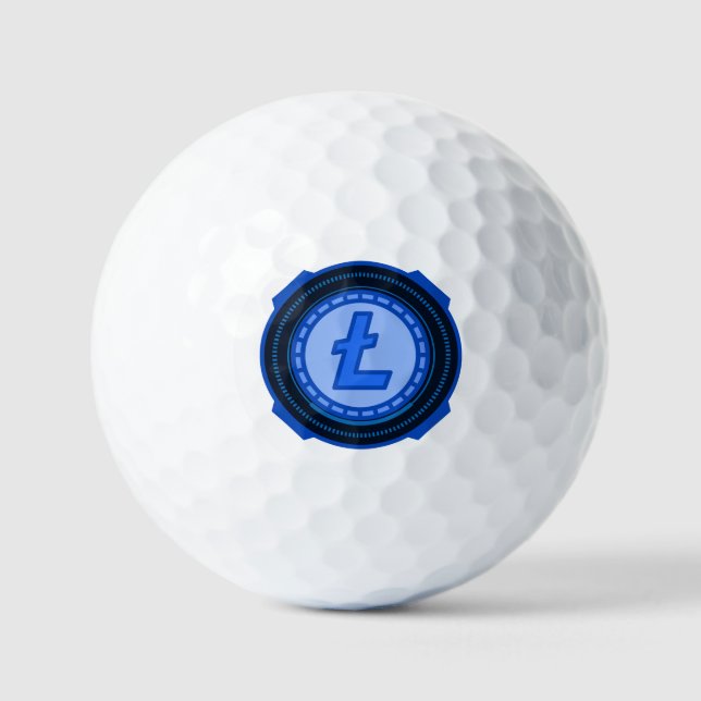CRYPTOCURRENCY  LITECOIN GOLF BALLS (Front)