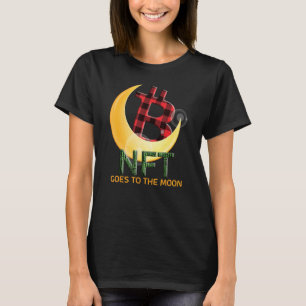 Cryptocurrency Nft Buffalo Plaid Goes To The Moon  T-Shirt
