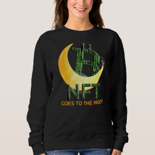 Cryptocurrency Nft Matrix Bit Code Goes To The Moo Sweatshirt