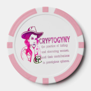 Cryptogyny Poker Chip