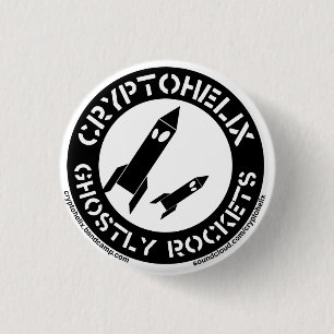Cryptohelix - Ghostly Rockets 3 Cm Round Badge