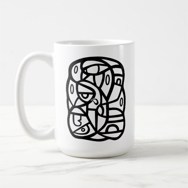 Cryptotem1.v1 Coffee Mug (Left)