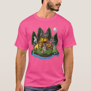 Cryptozoology Cryptid Creatures Bigfoot Jackalope  T-Shirt