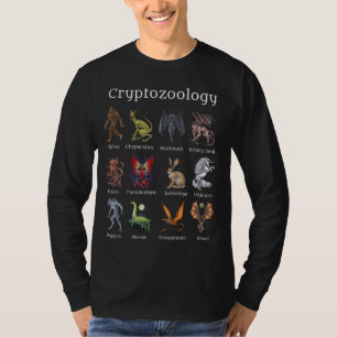 Cryptozoology Cryptid Creatures T-Shirt