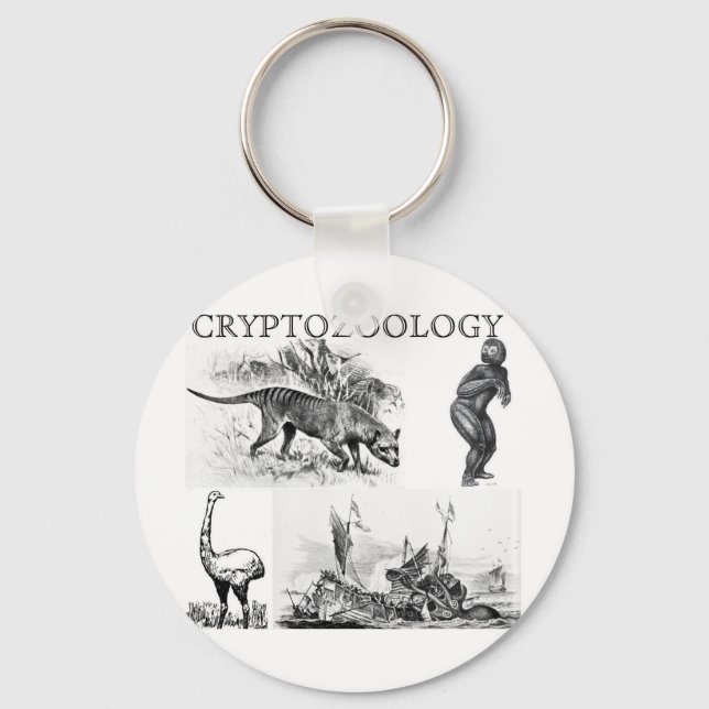 cryptozoology keychain (Front)