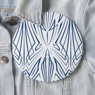 Crystal 3 6 cm round badge