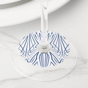 Crystal 3 wine glass tag