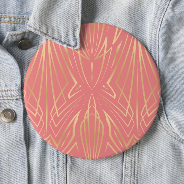 Crystal 9 6 cm round badge (In Situ)