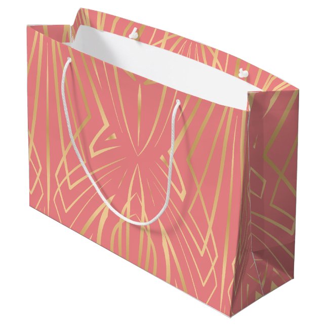 Crystal 9 large gift bag (Back Angled)