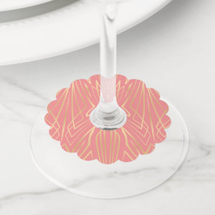 Crystal 9 wine glass tag