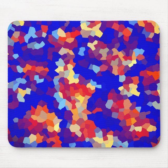 Crystal Abstract Pattern Mouse Mat (Front)