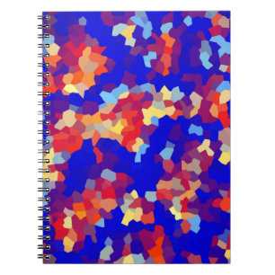 Crystal Abstract Pattern Notebook
