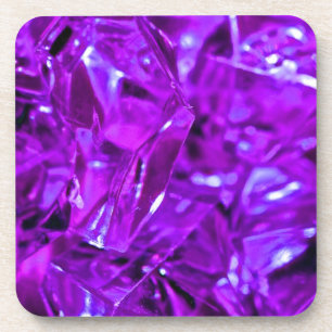 Crystal Amethyst Purple Gemstone Coaster