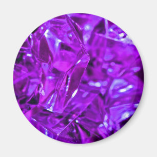 Crystal Amethyst Purple Gemstone Magnet