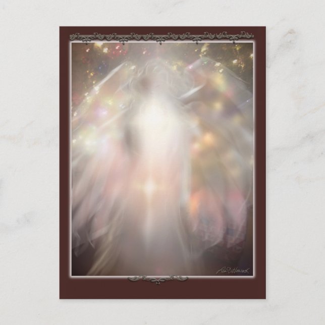 crystal angel ' Adora ' Postcard (Front)