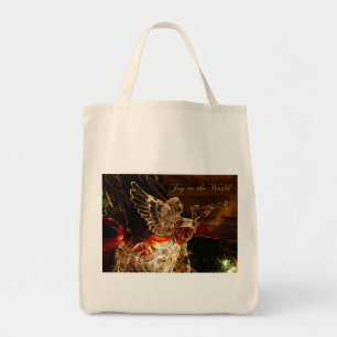 crystal angel  Christmas  Joy to the World Tote Bag