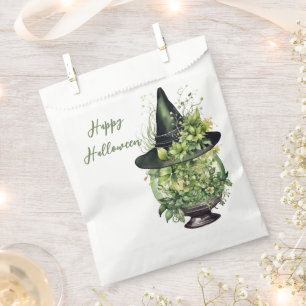 Crystal Ball and Witches Hat Happy Halloween Favour Bags