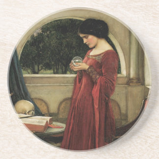 Crystal Ball by John William Waterhouse Coaster