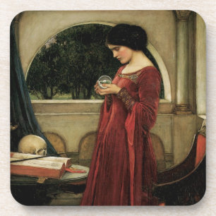 Crystal Ball by John William Waterhouse Coaster