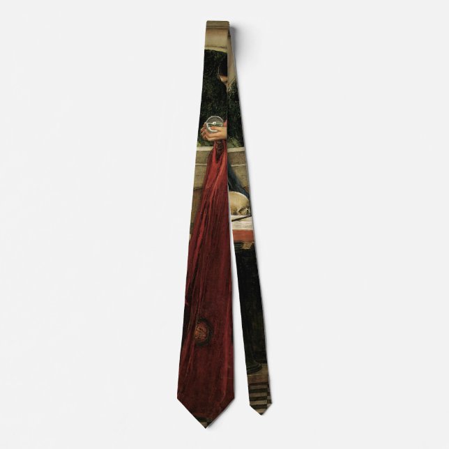 Crystal Ball by John William Waterhouse Tie (Front)